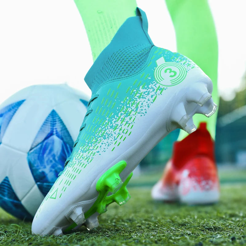 31–45-es méretű férfi focicipők, női focicipők, gyermek focicipők, edzőcipők, tizenévesek számára készült, lélegző sportcipők