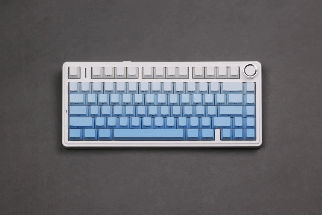 AULA F75 Pro kabellose mechanische Gaming-Tastatur mit Gasket-Mount, RGB, anpassbar, 75-%-Layout und seitlich gravierten PBT-Tastenkappen