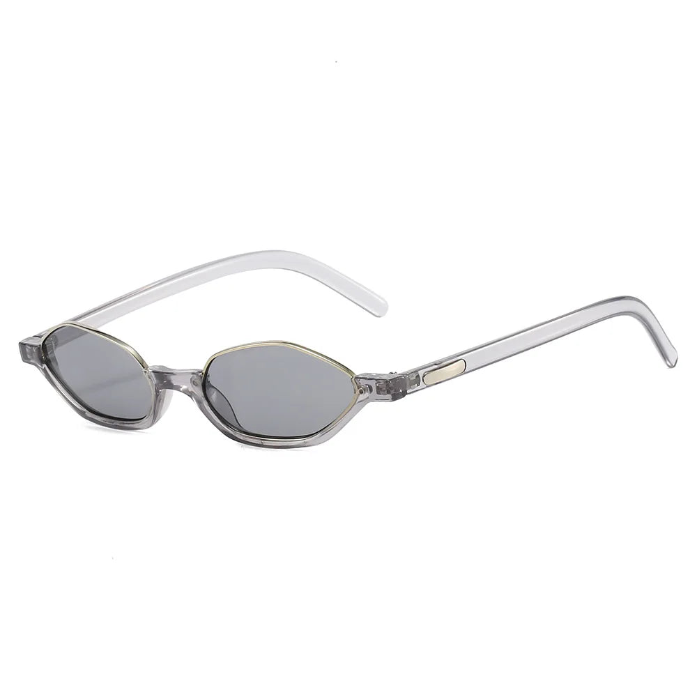 Dámské malé sluneční brýle Half Frame Designer ve stylu „cat eye“ s ochranou UV400 – značka