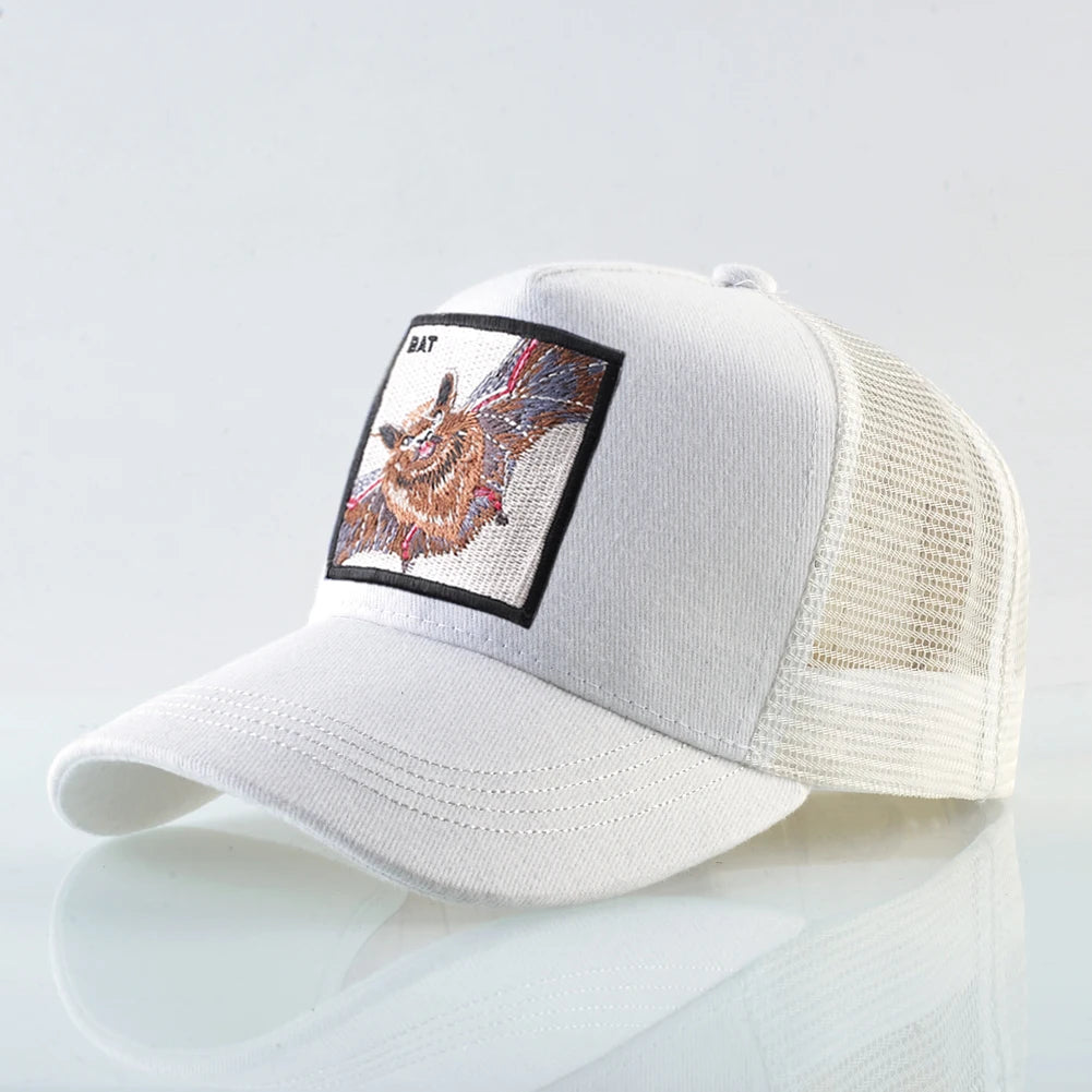 Streetwear Trucker Caps With Scorpion Patch Men's Snapback Hip Hop Baseball Cap For Women Four Seasons Fashion Casquette Hats