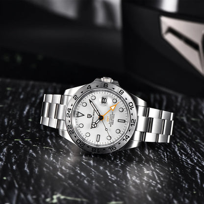 Pagani Design 2026 New Men's Diver Watch 42mm Sapphire Automatic Mechanical GMT Watch 100m Waterproof PD1682