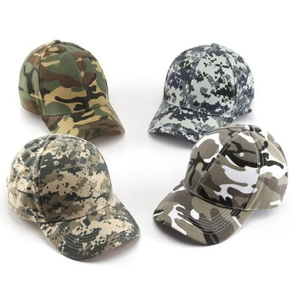 New Tactical Military Baseball Caps Camouflage Army Soldier Combat Paintball Men Women Outdoor Sport Adjustable Sun Hats
