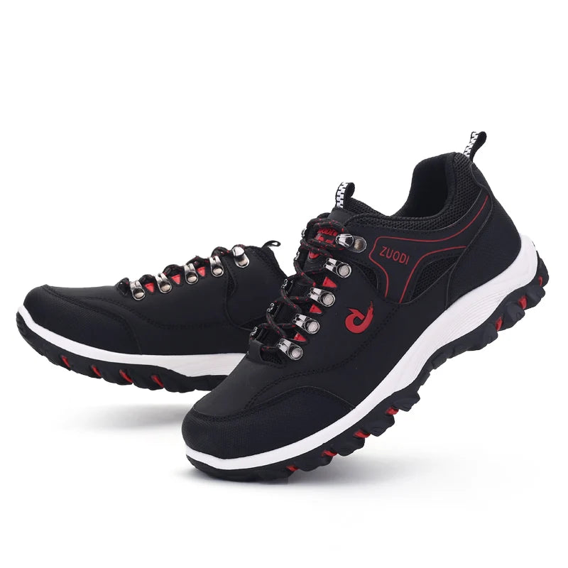 Zapatos de piel para hombre, calzado casual para hombre, zapatillas de primavera, otoño e invierno, calzado masculino tipo tenis, ligero para caminar