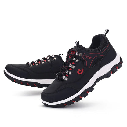 Zapatos de piel para hombre, calzado casual para hombre, zapatillas de primavera, otoño e invierno, calzado masculino tipo tenis, ligero para caminar