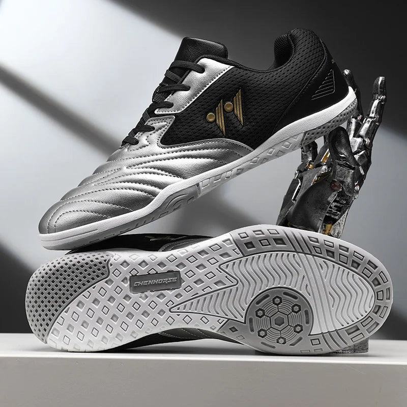 Chaussures de football pour homme neuves de haute qualité, à tige haute, pour gazon naturel et futsal, antidérapantes, pour matchs en salle et en extérieur, best-sellers des sports de plein air