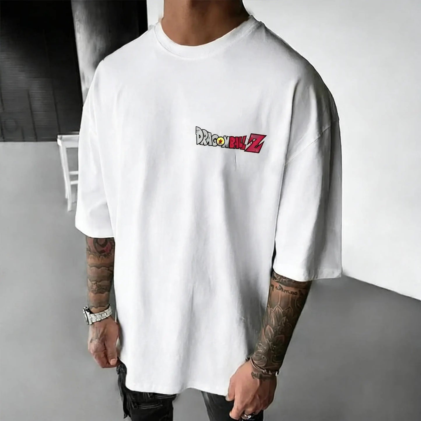 Dragon Ball Super Men's and Women's T-Shirts Bardock Anime Tee Summer Spring Boy's Retro Short Sleeves Parent-child Outfits