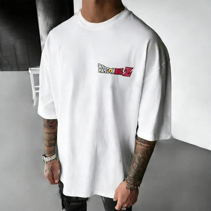 Dragon Ball Super Men's and Women's T-Shirts Bardock Anime Tee Summer Spring Boy's Retro Short Sleeves Parent-child Outfits
