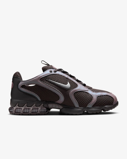Nike Air Zoom Spiridon Cage 2 unisex žemi laisvalaikio bateliai, sportiniai, atsparūs dėvėjimuisi, pilki ir raudoni, Lifestyle avalynė CJ1288-600