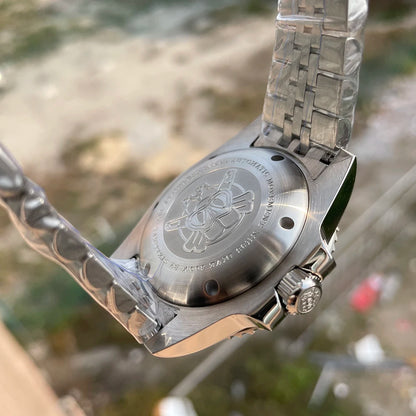 STEELDIVE SD1953 41MM Classic Water Ghost Calendar Magnifier NH35 Mechanical Movement BGW9 Super Luminous 30Bar Waterproof Watch