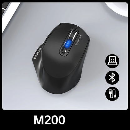 USB Wired Mouse RGB Backlight Silent Ergonomic Adjustable DPI for Desktop Laptop PC Office Gaming Home Daily Working Use