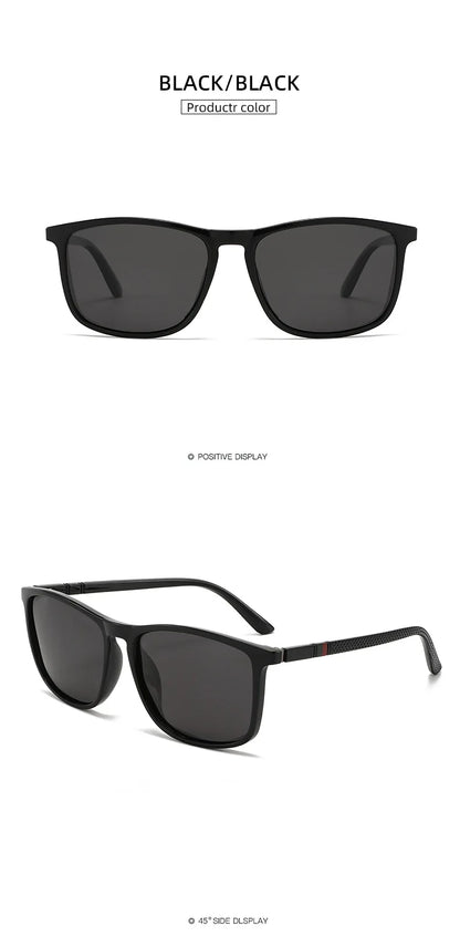 New Luxury Brand Polarized Sunglasses Men Square Frame Classic Women Glasses Driving Fishing Eyewear Gafas De Sol Hombre
