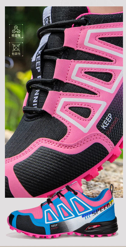 Chaussures de randonnée pour homme, chaussures de sport outdoor, chaussures de randonnée à lacets, chaussures de randonnée et de sport pour femme, chaussures de sport tactiques antidérapantes pour la chasse
