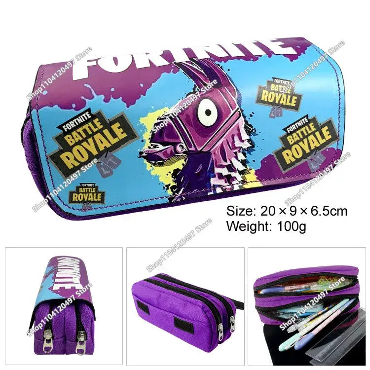 Fortnited Student Pencilcase Large Capacity Pencil Case Kids Toys Pen Bag School Supplies Stationery Pouch Boys Game Gifts