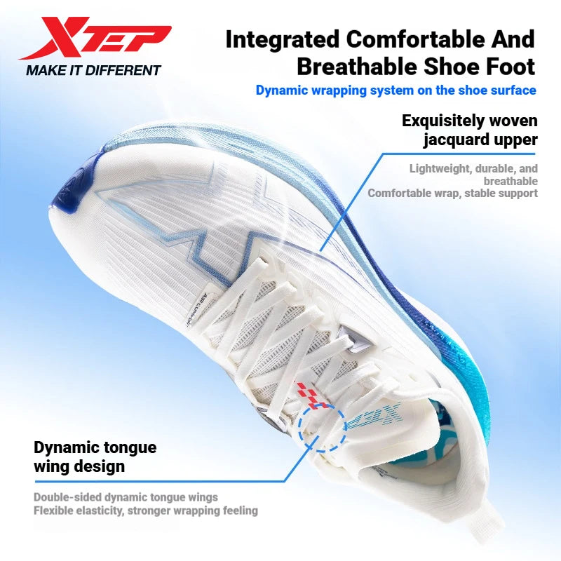 Xtep One Piece Modeling 5.0 Sneaker Women Stability Support Comfortable Breathable Durability Running Shoes  874218110037