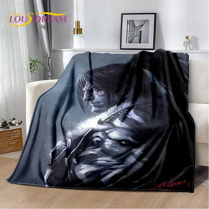 World of Warcraft,WOW ,Game Gamer Soft Plush Blanket,Flannel Blanket Throw Blanket for Living Room Bedroom Bed Sofa Picnic Cover