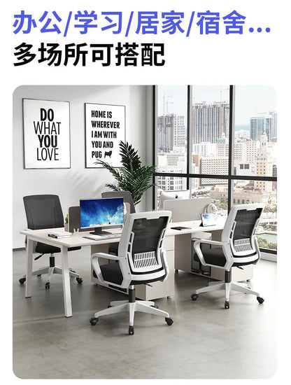 Ergonomischer Home-Office-Sitz, Rückenlehne: höhenverstellbar, drehbar, Lendenstütze, Kopfstütze, Gaming-Stuhl