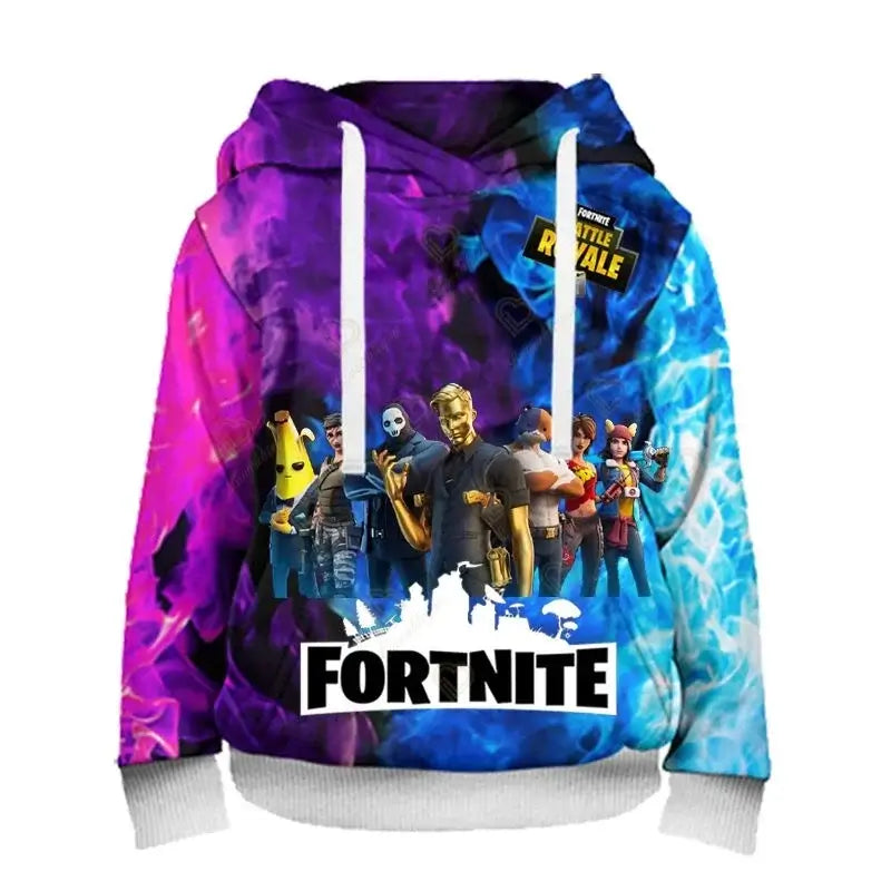 Fortnite Men Hoodie Fashion 3d Print Sweatshirt Battle Game Hoodies Boys Girls Hip Hop Hombre Casual Outerwear