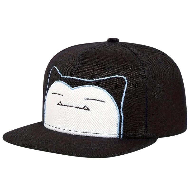 New Pokemon Squirtle Pikachu Bulbasaur Charmander‌ Embroidery Baseball Cap Cute Anime Snorlax Mew Anime Adjustable Sun Hat Gifts