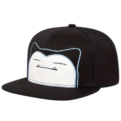 New Pokemon Squirtle Pikachu Bulbasaur Charmander‌ Embroidery Baseball Cap Cute Anime Snorlax Mew Anime Adjustable Sun Hat Gifts