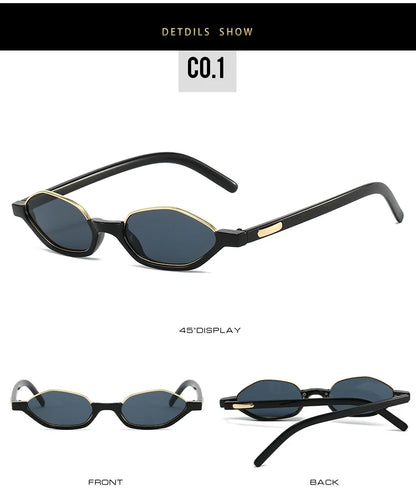 Dámské malé sluneční brýle Half Frame Designer ve stylu „cat eye“ s ochranou UV400 – značka