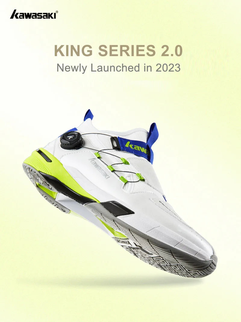 Kawasaki King Series 2.0 Professionelle Badmintonschuhe für Damen und Herren, verdrehsicher, Sportschuhe, Original-Tennisschuhe für Herren, Sneaker A3311