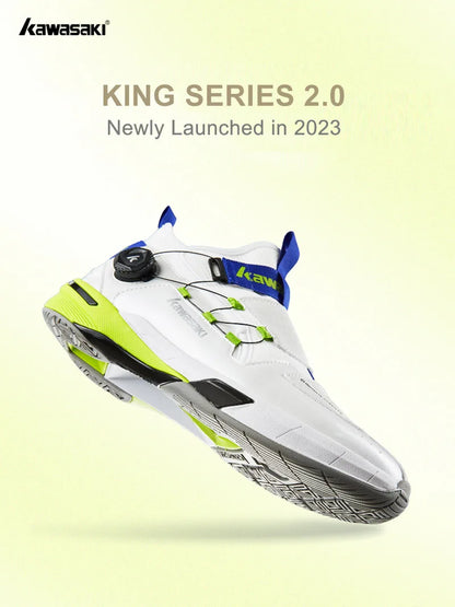 Kawasaki King Series 2.0 Professionelle Badmintonschuhe für Damen und Herren, verdrehsicher, Sportschuhe, Original-Tennisschuhe für Herren, Sneaker A3311