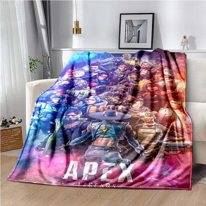 GAME APEX LEGENDS Blanket Lightweight Quilt Keep Warm Fabric Cute Blanket Bed Sofa Home Office Available in all seasons
