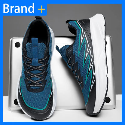 Chaussures de sport pour homme, forme large, confortables, en mesh respirant, pour le fitness en plein air et les trajets quotidiens, polyvalentes