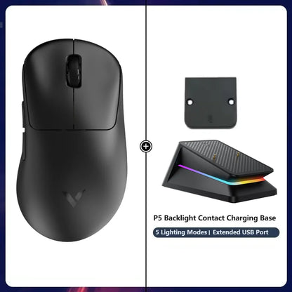 Mouse da gaming wireless Rapoo VT3S /VT3S MAX GEN-2, polling rate wireless True 8K, ultraleggero 49g, autonomia fino a 750Hr