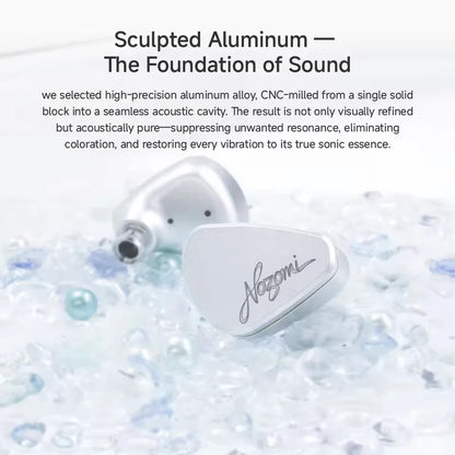 CVJ NOZOMI 2DD+1PD New Planar In-Ear Earphones Interchangeable Panel Nozzle 3 Unit Earbuds for Music And Gaming
