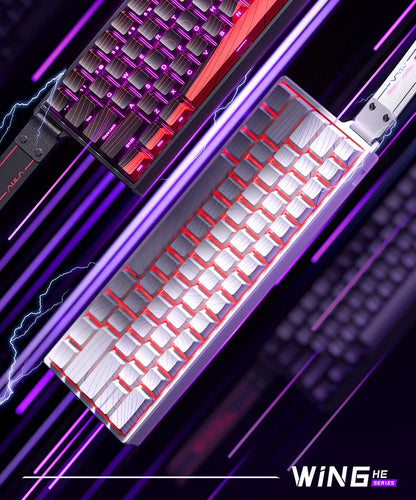 AULA WIN60 HE kabelgebundene Magnetachsen-Tastatur RT Custom mechanische Tastatur für E-Sports-Games mit 8K Polling-Rate
