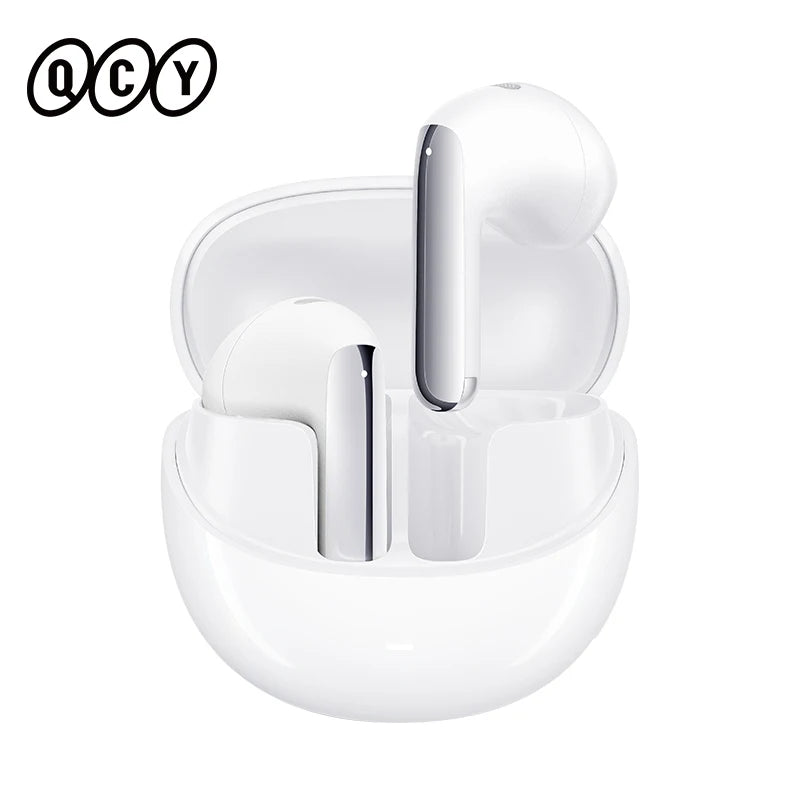 QCY HT10 AilyBuds Pro+ ANC Wireless Earbuds – Hi-Res LDAC Bluetooth 5.3 Earbuds, 6 Mic AI HD Call, Adaptive Noise Cancelling TWS Earphones with Multipoint Connection