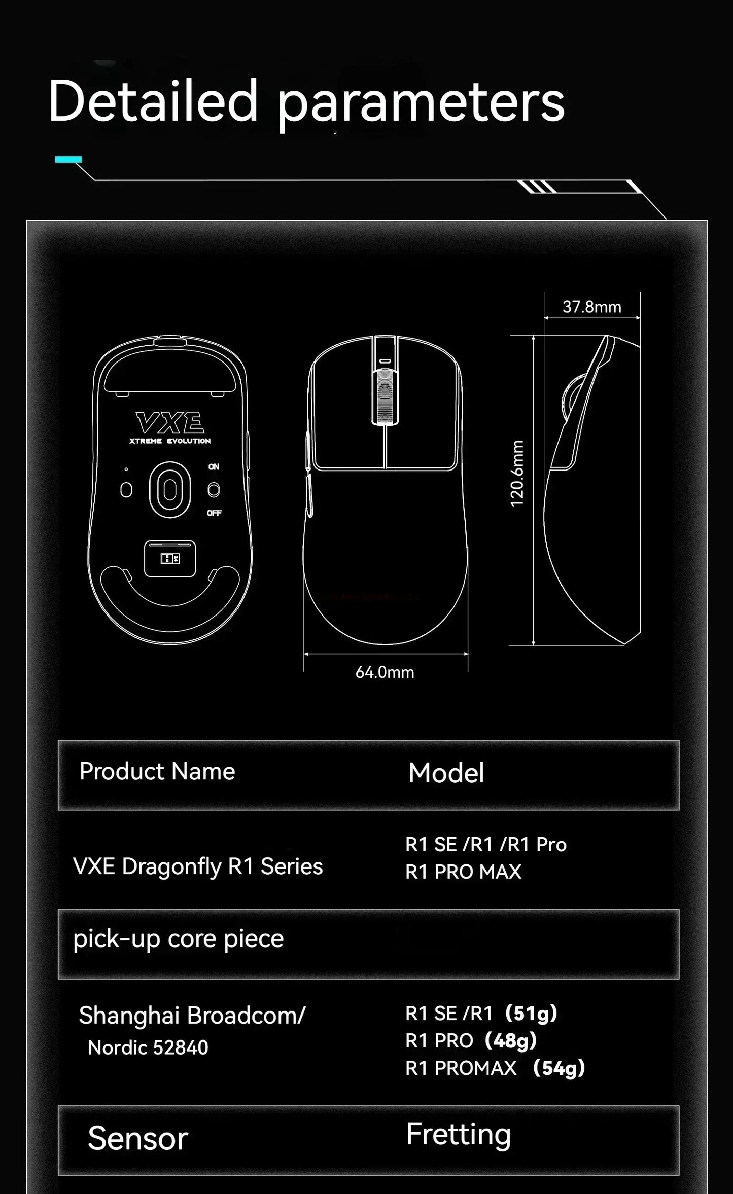 Vgn Vxe Dragonfly R1 Pro Max Gaming Mouse Bluetooth Rechargeable Gamer Paw3395 Lightweight Ergonomic Wireless Esport Mouse