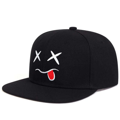 Czapki męskie w stylu hip-hopowym – spersonalizowane czapki z daszkiem z haftem, regulowane czapki typu snapback z bawełny, czapki przeciwsłoneczne na wiosnę i lato, czapki rekreacyjne