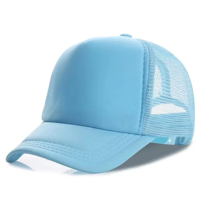 Customized Logo Mesh Baseball Caps Men Women 5 Panel Cheaper Trucker Hats Sports Team Snapback Caps Summer Sun Dad Hat Gorras