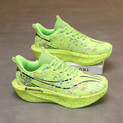 Marathon Men Running Shoes Breathable Lightweight Comfortable Casual Shoes Men Wear-resistant Low-top Comfort Sports Men running