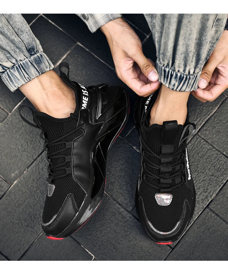 Herrskor Sneakers herr casual Herrskor tennis Lyxskor Träningsskor Race Andningsbara skor mode löparskor för kvinnor