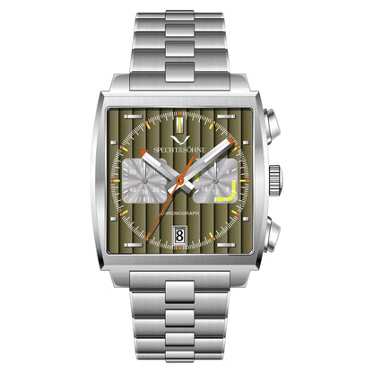 Specht&Sohne Men's Watch Luxury Brand Waterproof Stainless Steel Leather Japan VK Multifunctional Quartz Watch