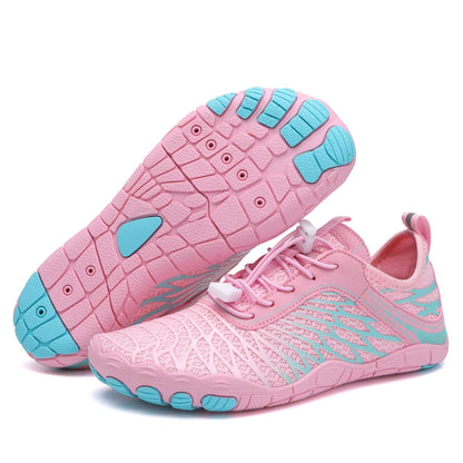 Men's Water Shoes and Women's Beach Barefoot Aqua Shoes, Quick-Dry Swimming, Wading Sports Sneakers for Upstream Boating, Fishing, Surfing