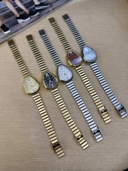 New Ladies Watches gift Snake Head Watch for Women Luxury Fashion Steel Strap Quartz Wristwatches Dropshipping Clock