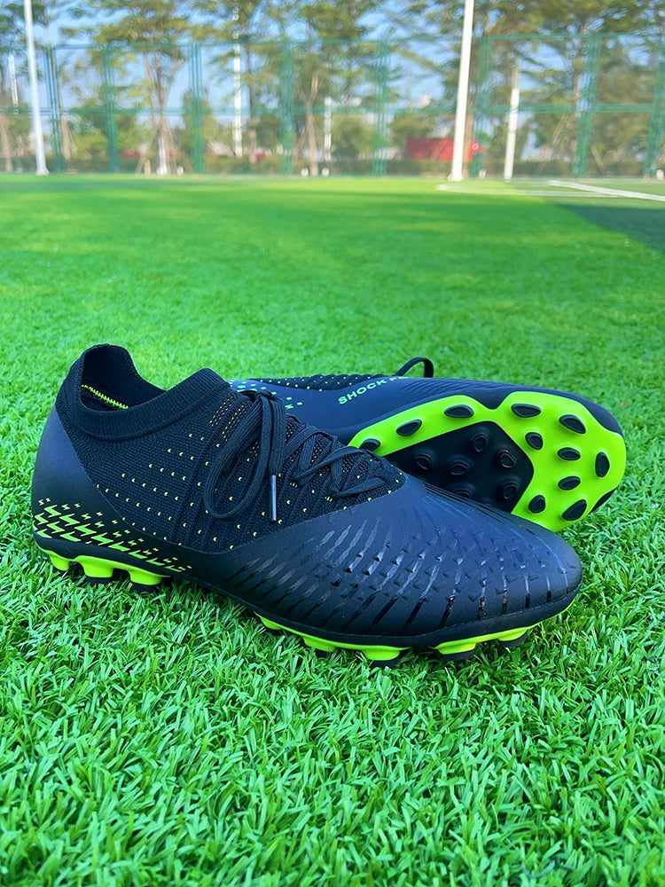 Chaussures de football pour homme, chaussures de foot tendance pour jeunes, chaussures d'entraînement en tricot, respirantes, Society Campo, antidérapantes, chaussures de sport