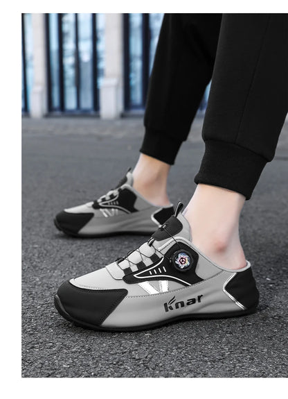 Merkbescherming: nieuwe lichtgewicht, antislip, ademende, slijtvaste hardloop- en sportschoenen voor heren, veelzijdig en geschikt voor vrijetijdsgebruik