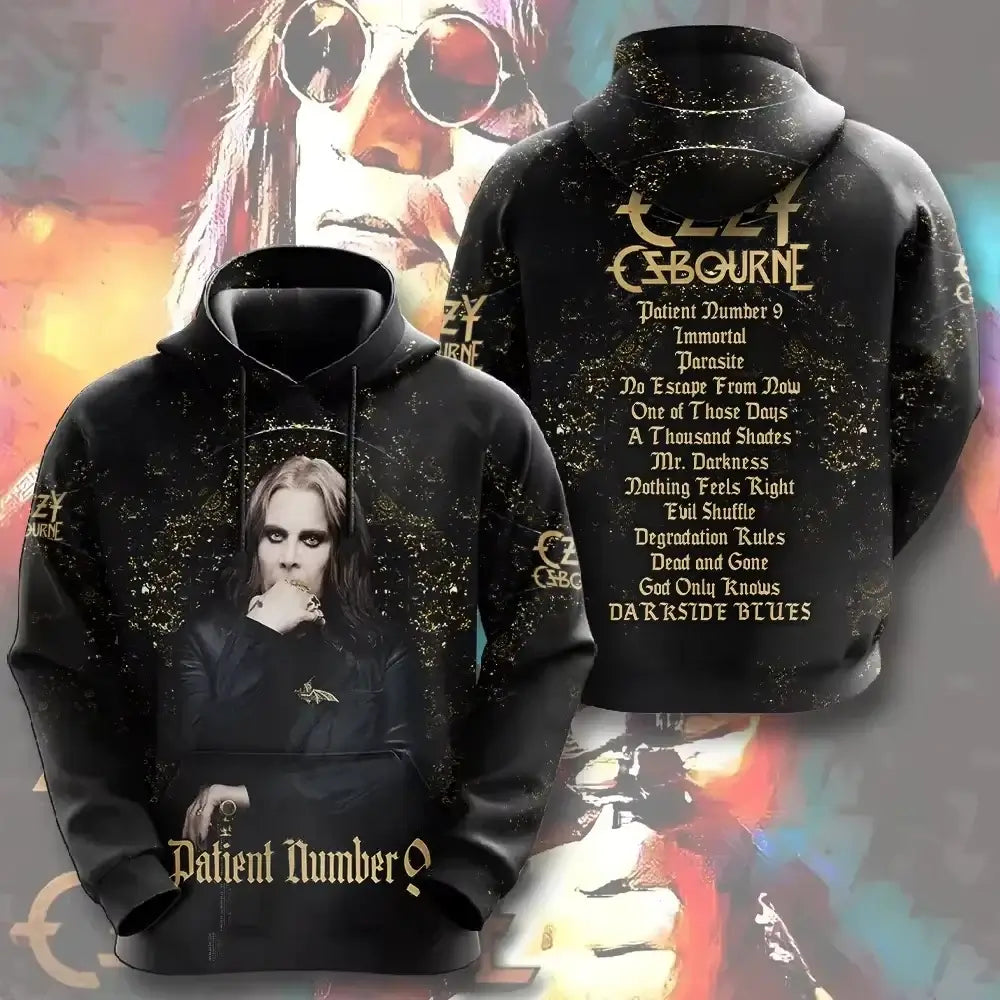 Produit gaming premium Fraquane, Men's Hoodie New Rock Ozzy Osbourne Band 3d Print Hoodies Men Women Fashion Street Hoodie Sweatshirt Women Coat Hip Hop Sudadera