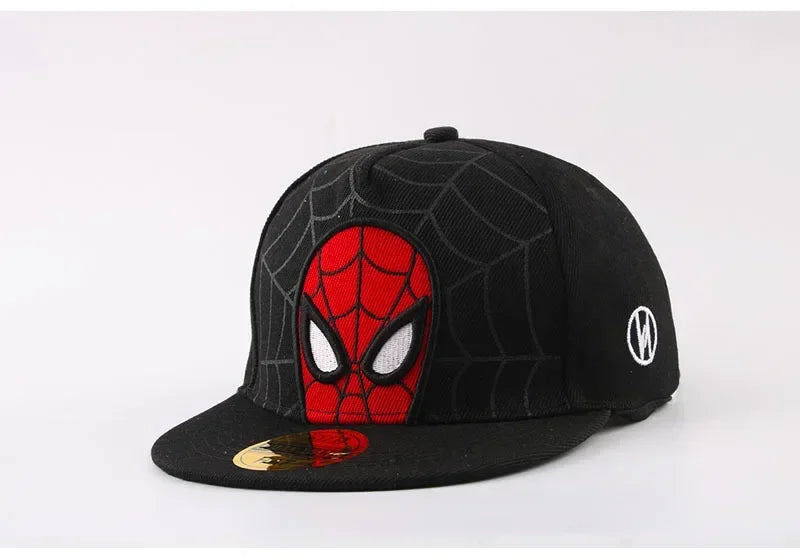 HotAnime Cartoon Spiderman Hats for Kids Toddler Baseball Cap Spring Snapback Hip Hop Adjustable Caps