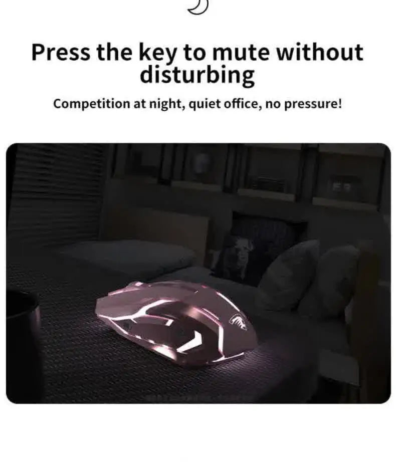 Carpbaba G3 Wired Game Mouse Mute Pink Mechanical E-sports Girl Lovely Art Portable Office Household for MacBook Laptop PC Gamer