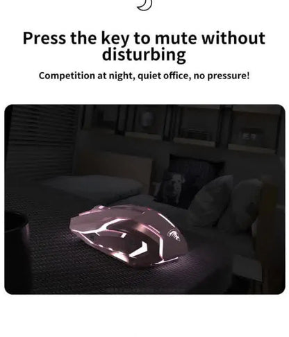 Carpbaba G3 Wired Game Mouse Mute Pink Mechanical E-sports Girl Lovely Art Portable Office Household for MacBook Laptop PC Gamer