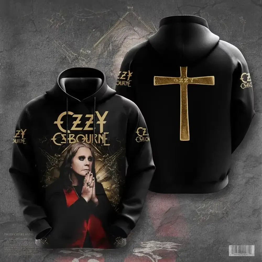 Men's Hoodie New Rock Ozzy Osbourne Band 3d Print Hoodies Men Women Fashion Street Hoodie Sweatshirt Women Coat Hip Hop Sudadera, Produit gaming premium Fraquane