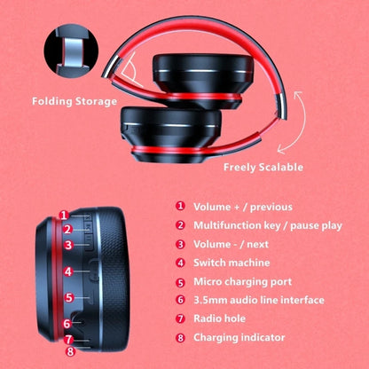 Lenovo HD200 Wireless Bluetooth Over-Ear Headphones – Noise Cancelling HiFi Stereo Gaming Headset with Microphone
