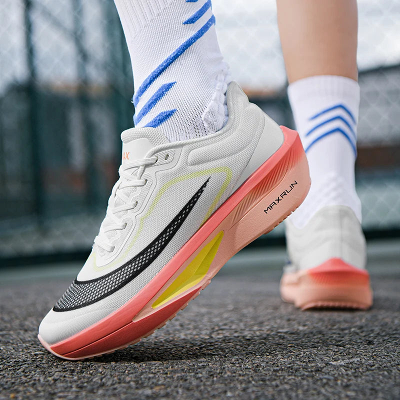 Chaussures de course pour homme : baskets d'automne respirantes, de marathon, professionnelles, légères, plates, confortables et décontractées pour homme