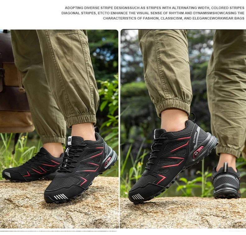 Lockless-Fahrradschuhe für Herren, Outdoor-Wander- und Cross-Country-Schuhe mit rutschfester Sohle, atmungsaktive Sportschuhe, Rennradschuhe